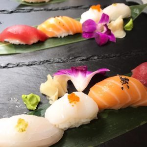Restaurants naehe Gasteig MUN Nigiri Sushi Assortment